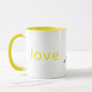Minimalist Love Design - Valentine's Day Gift Mug