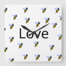 Minimalist Love Wall Clock – Romantic Modern Desig