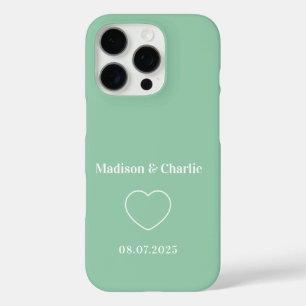 Minimalist Love Wedding Anniversary iPhone 16 Pro Case