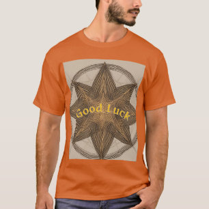 Minimalist Lucky Star Lines Good Luck T-Shirt
