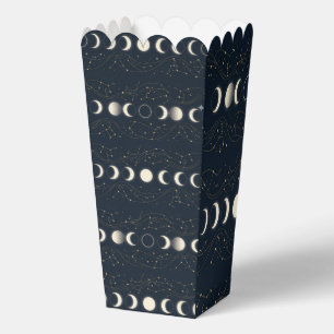 Minimalist Lunar Phases Pattern with Stars and Nig Favour Box