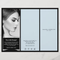 Minimalist Luxury Boutique Black/Blue Brochure