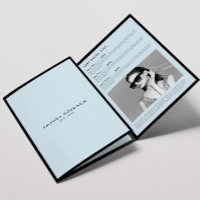 Minimalist Luxury Boutique Black/Blue Brochure