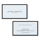 Minimalist Luxury Boutique Black/Pastel Blue