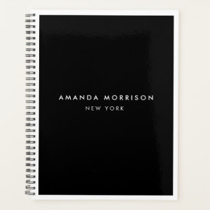 Minimalist Luxury Boutique Black/White Appointment Planner