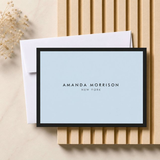 Minimalist Luxury Boutique Blue Gift Certificate (Creator Uploaded)