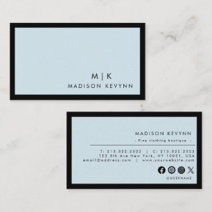 Minimalist Luxury Boutique Business Card