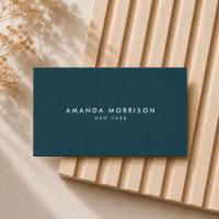 Minimalist Luxury Boutique Deep Teal
