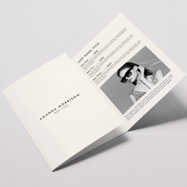 Minimalist Luxury Boutique Ivory Brochure (Creator Uploaded)