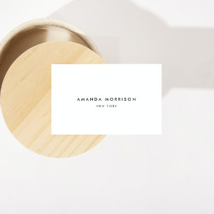 Minimalist Luxury Boutique Ivory Business Card