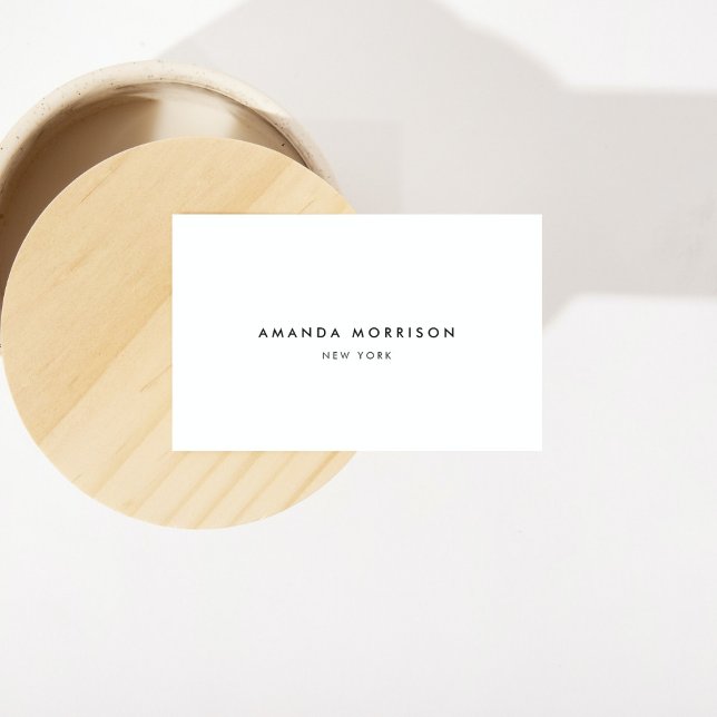Minimalist Luxury Boutique Ivory Business Card (Creator Uploaded)