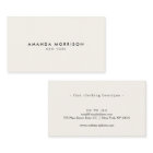 Minimalist Luxury Boutique Ivory