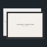 Minimalist Luxury Boutique Ivory Gift Certificate<br><div class="desc">Coordinates with the Minimalist Luxury Boutique Black/Ivory Business Card Template by 1201AM. An elegant and refined design elevates your name or business name through minimal and modern styling. The thin black border is grounded on an ivory background to give a luxury feel to this customisable gift certificate design. Perfect for...</div>