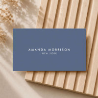 Minimalist Luxury Boutique Slate Blue