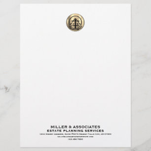 Minimalist Luxury Company Custom Letterhead