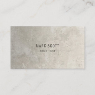 Minimalist Luxury Construction Business Card