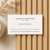 Minimalist Luxury Ivory Appointment