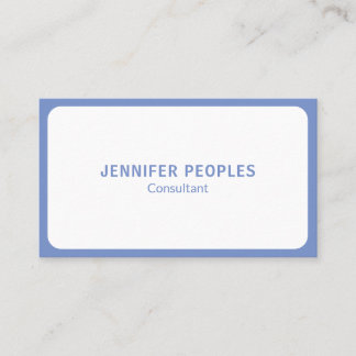 Minimalist Luxury Modern Baby Blue Business Card