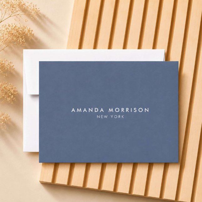 Minimalist Luxury Slate Blue Gift Certificate (Creator Uploaded)