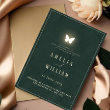    Minimalist & luxury wedding Invitation