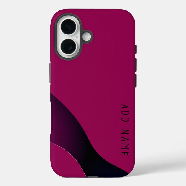 Minimalist Magenta Abstract Case-Mate iPhone Case (Back)