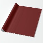 Minimalist Mahogany Red Plain Solid Colr Wrapping Paper<br><div class="desc">Minimalist Mahogany Red Plain Solid Colr</div>