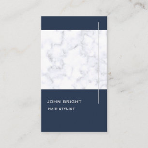 Minimalist Marble Business Card