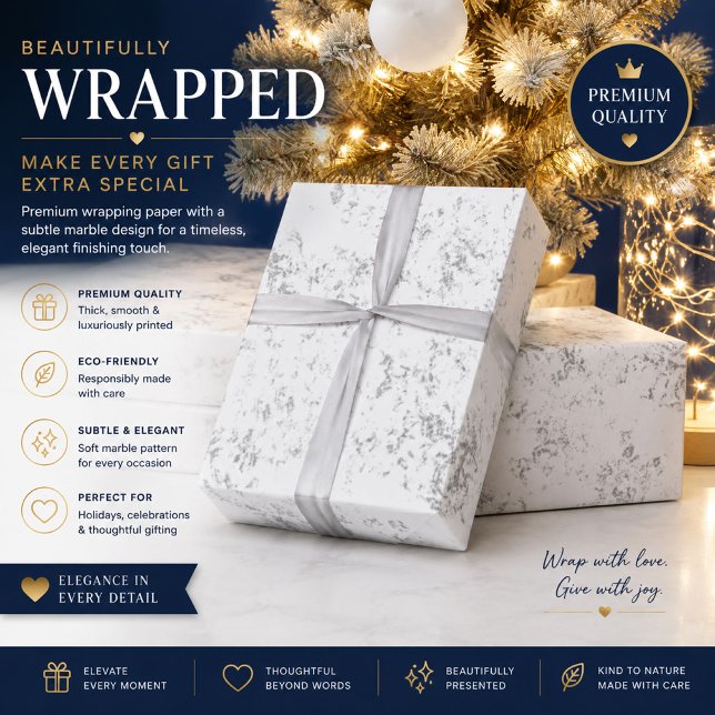 Minimalist Marble Wrapping Paper (Creator Uploaded)