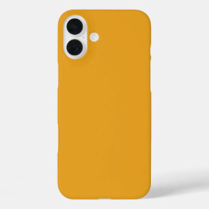 Minimalist Marigold Tone iPhone 16 Plus Case