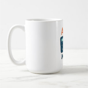 Minimalist Math Subject – Calculator, ruler Coffee Mug