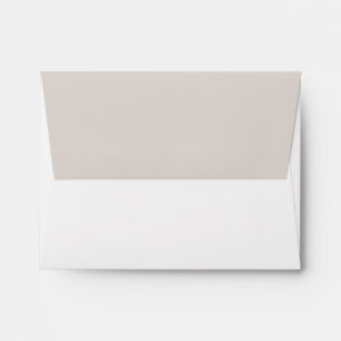 Minimalist Mauve Tan Earth Tone Wedding Envelope