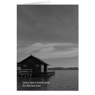 Minimalist MEMORIAL BAVARIA Black White