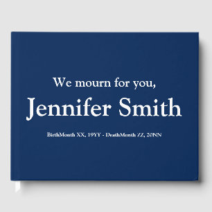 Minimalist Memories Guestbook