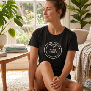 Minimalist Mental Wellness & Self-Care Tee