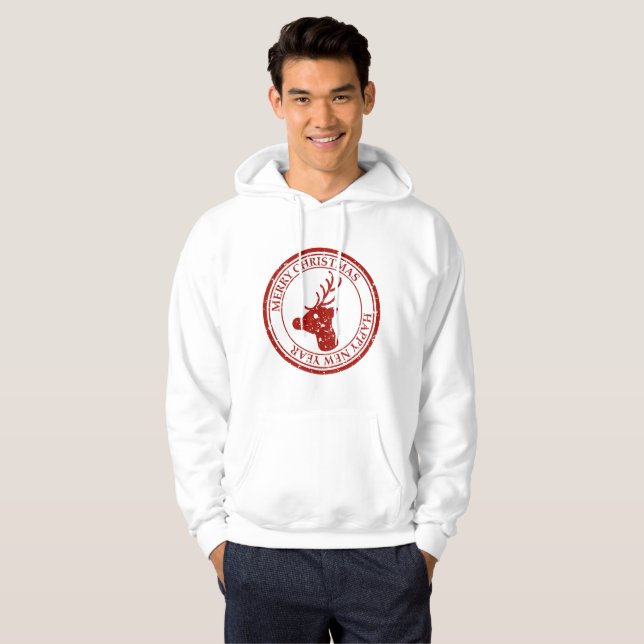 Minimalist Merry Christmas Hoodie (Front Full)