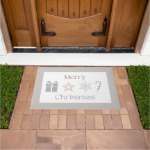 Minimalist Merry Christmas Neutral Modern Style fo