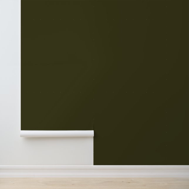Minimalist military army green plain solid modern wallpaper (Application)