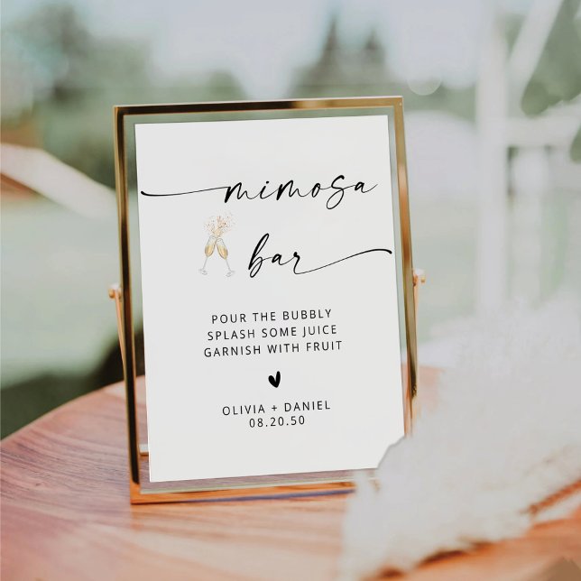 Minimalist Mimosa Bar Sign (Creator Uploaded)