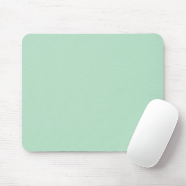 Minimalist Mint Green Mouse Pad (With Mouse)