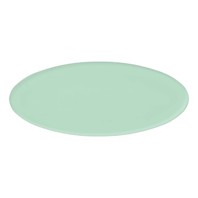 Minimalist Mint Green Name Tag (Front)