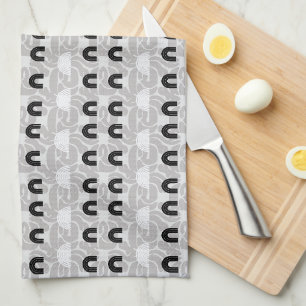Minimalist Mixed Boho Arches Tea Towel