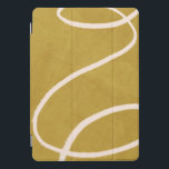 Minimalist Modern Abstract Art in Yellow Gold iPad Pro Cover<br><div class="desc">This unique iPad case features a minimalist modern abstract art design in goldenrod yellow.</div>