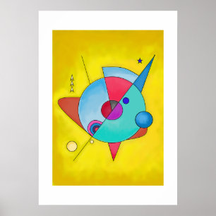 Minimalist Modern Abstract Art No.5 Poster