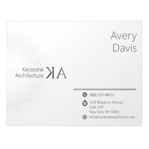 Minimalist Modern Architect Firm Notepad