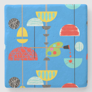 Minimalist Modern Artist Art Stone Coaster