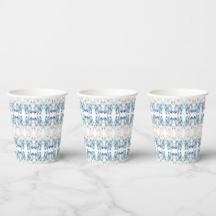 Minimalist Modern Baby Shower Dreamcatcher Pattern Paper Cups