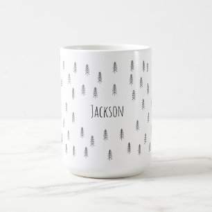 Minimalist Modern Black and White – Custom Coffee Coffee Mug