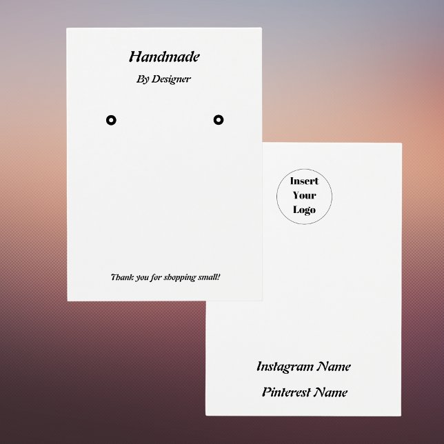 Minimalist Modern Black And White Jewellery Displa (Creator Uploaded)