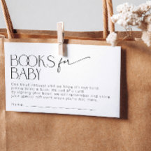 Minimalist Modern Books for Baby Shower
