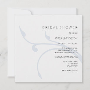 Minimalist & Modern Bridal Shower Invitations